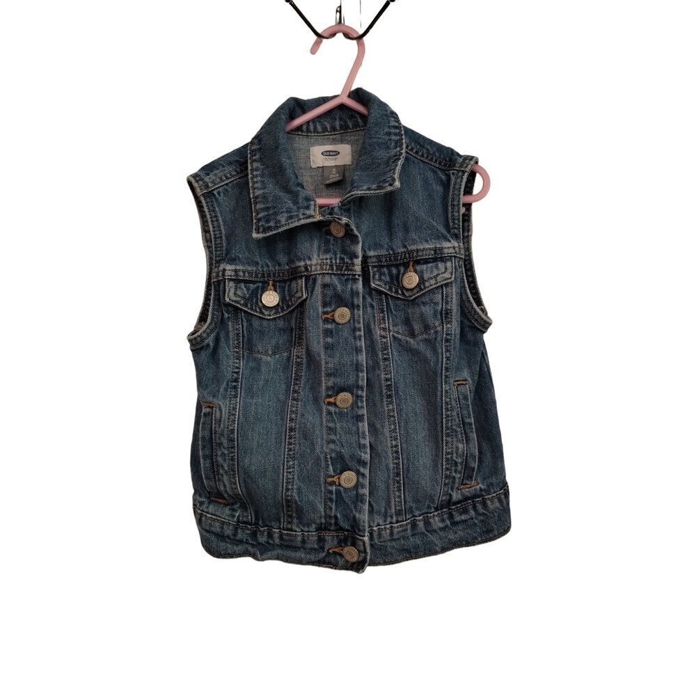Old Navy girls denim‎ jean jacket vest